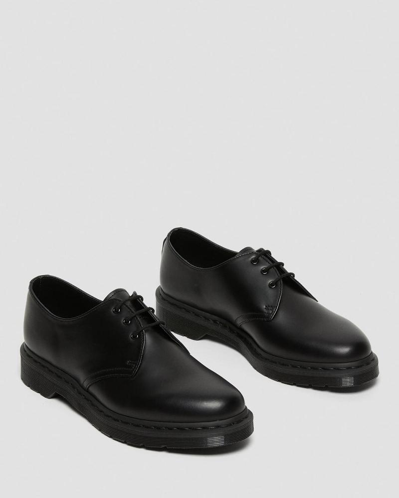 Dr Martens 1461 Mono Smooth Leren Oxford Schoenen Heren Zwart | NL 215YXF